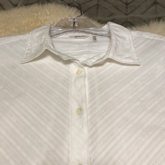 Woolrich button down white blouse size M - Picture 7 of 10